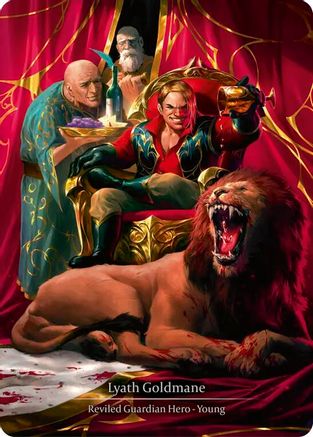 Image of Lyath Goldmane (Marvel Cold Foil) [SUP072] (Super Slam)  Cold Foil