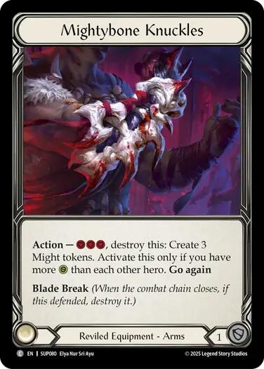 Image of Mightybone Knuckles (Cold Foil) [SUP080] (Super Slam)  Cold Foil