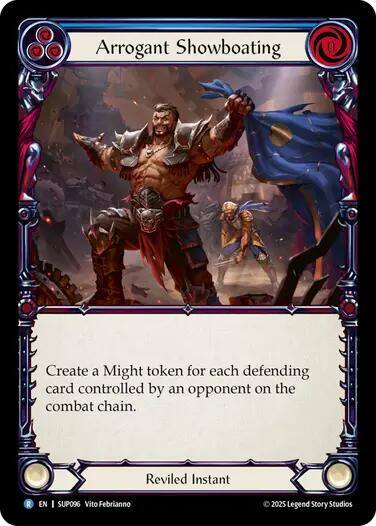 Image of Arrogant Showboating [SUP096] (Super Slam)  Rainbow Foil