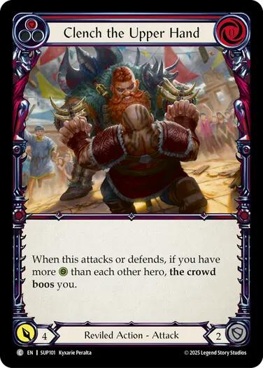 Image of Clench the Upper Hand (Red) [SUP101] (Super Slam)