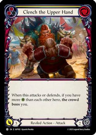 Image of Clench the Upper Hand (Yellow) [SUP102] (Super Slam)