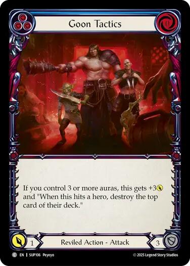 Image of Goon Tactics [SUP106] (Super Slam)  Rainbow Foil
