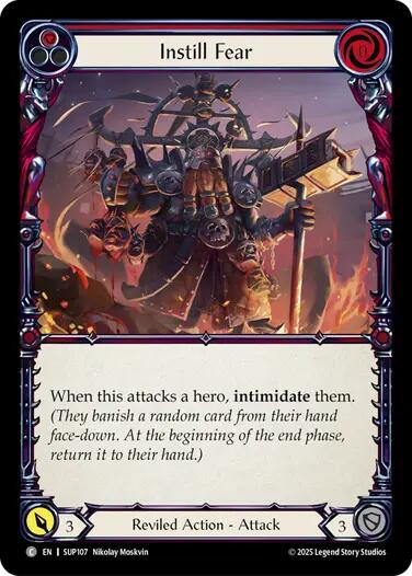 Image of Instill Fear (Red) [SUP107] (Super Slam)