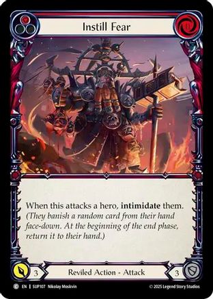 Image of Instill Fear (Red) [SUP107] (Super Slam)  Rainbow Foil
