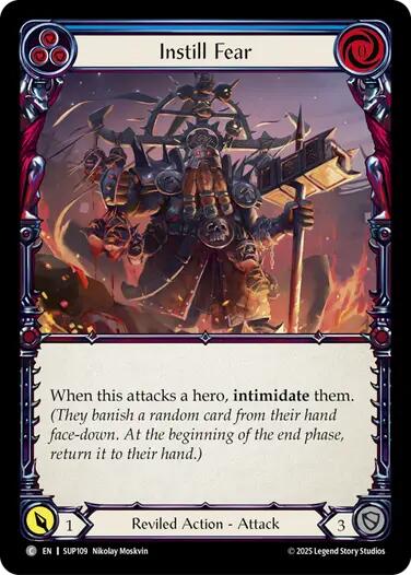 Image of Instill Fear (Blue) [SUP109] (Super Slam)