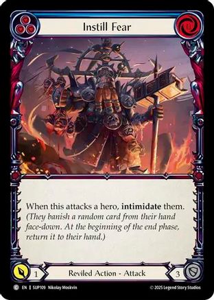 Image of Instill Fear (Blue) [SUP109] (Super Slam)  Rainbow Foil