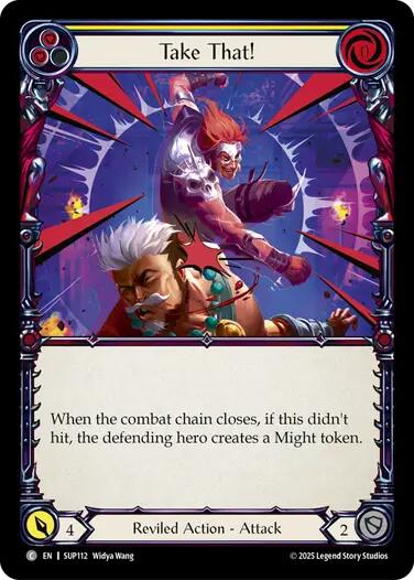 Image of Take That! (Yellow) [SUP112] (Super Slam)  Rainbow Foil