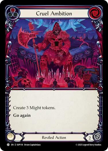 Image of Cruel Ambition [SUP118] (Super Slam)