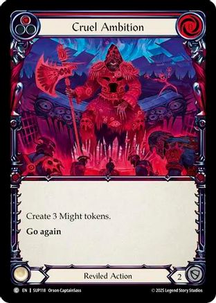 Image of Cruel Ambition [SUP118] (Super Slam)  Rainbow Foil