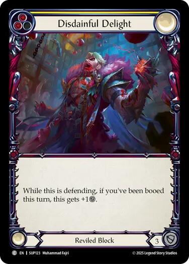 Image of Disdainful Delight [SUP123] (Super Slam)  Rainbow Foil