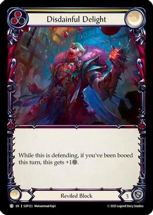 Image of Disdainful Delight [SUP123] (Super Slam)  Rainbow Foil