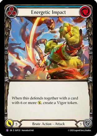 Image of Energetic Impact [SUP131] (Super Slam)  Rainbow Foil