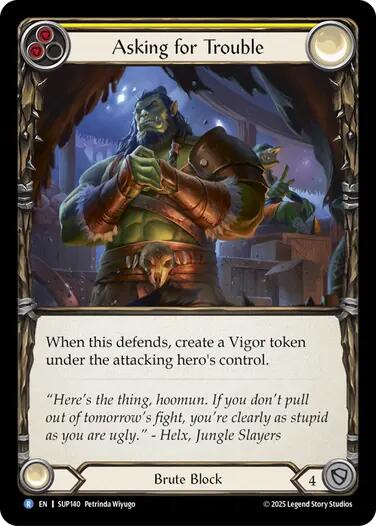 Image of Asking for Trouble [SUP140] (Super Slam)  Rainbow Foil