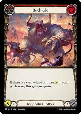 Image of Buckwild (Red) [SUP143] (Super Slam)