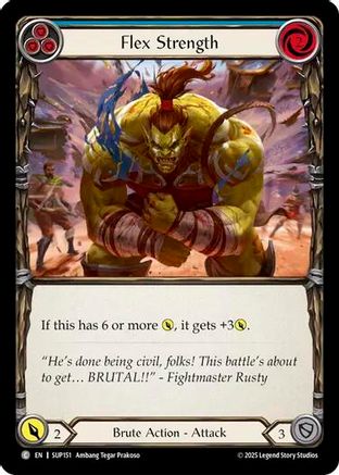 Image of Flex Strength (Blue) [SUP151] (Super Slam)