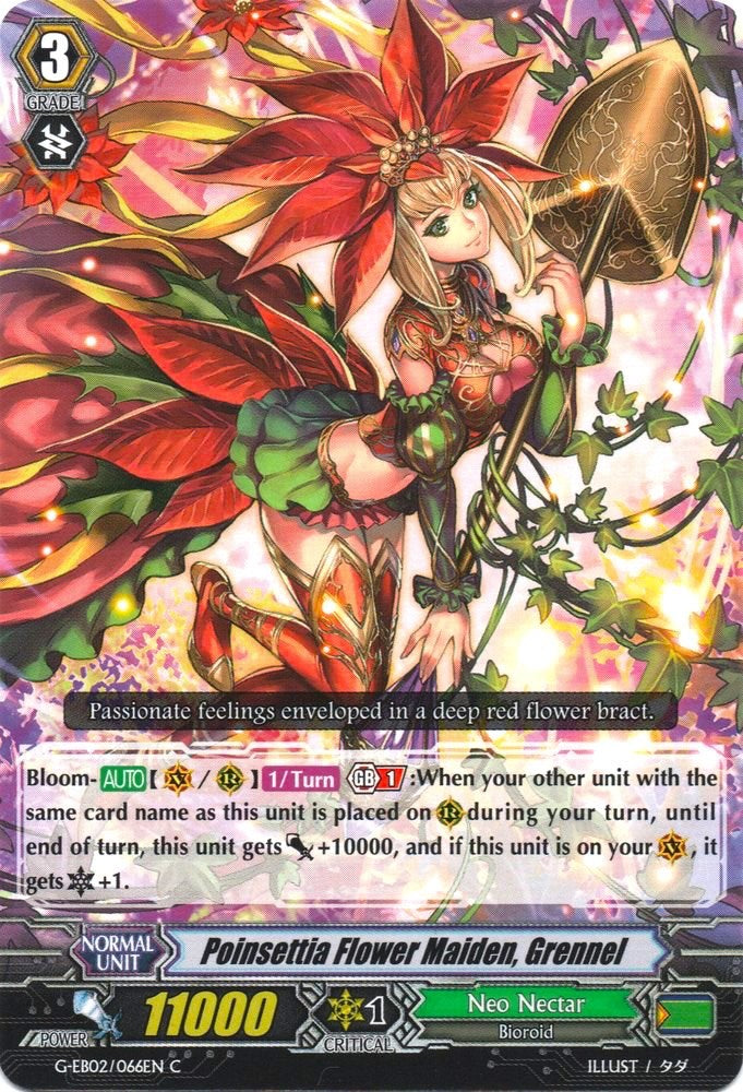 Image of Poinsettia Flower Maiden, Grennel (G-EB02/066EN) [The AWAKENING ZOO]
