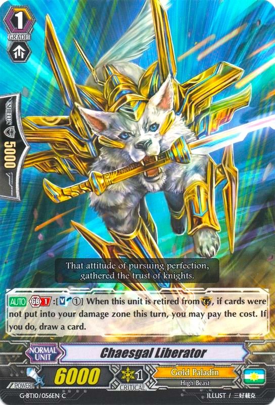 Image of Chaesgal Liberator (G-BT10/056EN) [Raging Clash of the Blade Fangs]