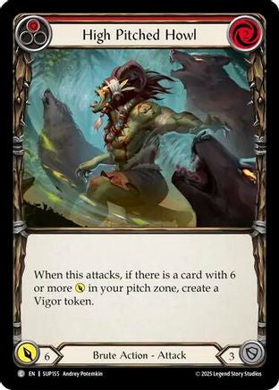 Image of High Pitched Howl (Red) [SUP155] (Super Slam)