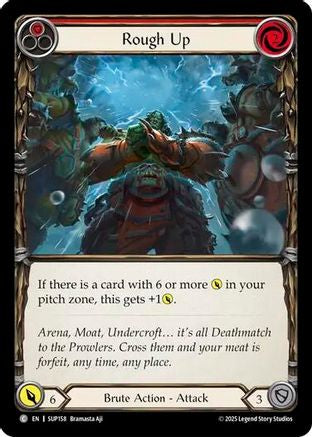 Image of Rough Up (Red) [SUP158] (Super Slam)  Rainbow Foil