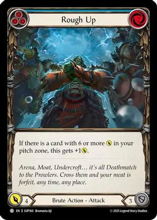 Image of Rough Up (Blue) [SUP160] (Super Slam)  Rainbow Foil