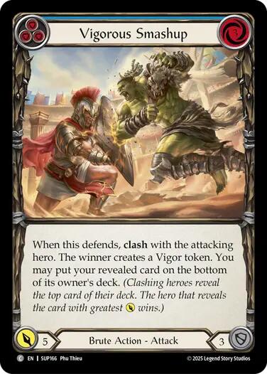 Image of Vigorous Smashup (Blue) [SUP166] (Super Slam)