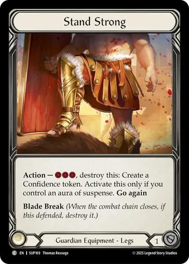 Image of Stand Strong (Cold Foil) [SUP169] (Super Slam)  Cold Foil