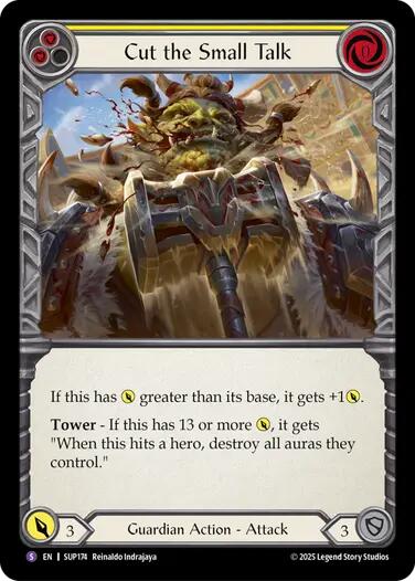 Image of Cut the Small Talk [SUP174] (Super Slam)  Rainbow Foil
