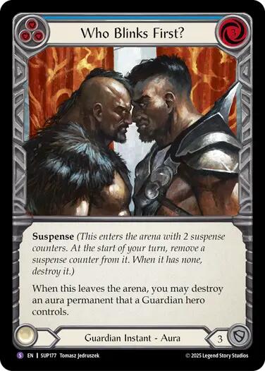 Image of Who Blinks First? [SUP177] (Super Slam)  Rainbow Foil