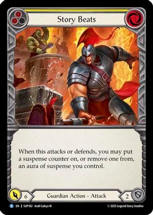 Image of Story Beats (Yellow) [SUP182] (Super Slam)  Rainbow Foil