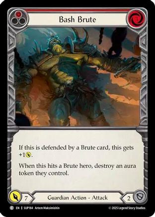 Image of Bash Brute [SUP184] (Super Slam)  Rainbow Foil