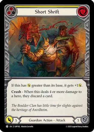 Image of Short Shrift [SUP192] (Super Slam)  Rainbow Foil