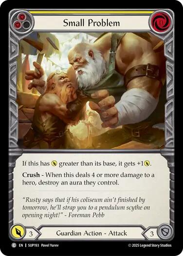 Image of Small Problem [SUP193] (Super Slam)  Rainbow Foil