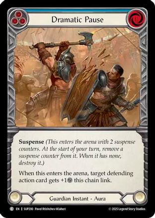 Image of Dramatic Pause (Blue) [SUP200] (Super Slam)  Rainbow Foil