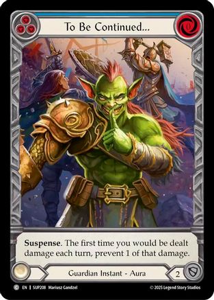 Image of To Be Continued... (Extended Art) [SUP208] (Super Slam)  Cold Foil