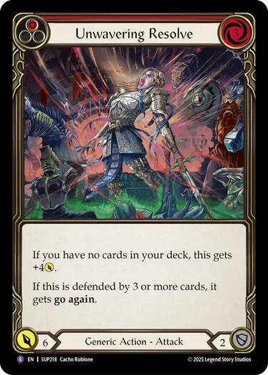 Image of Unwavering Resolve [SUP218] (Super Slam)
