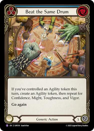 Image of Beat the Same Drum [SUP219] (Super Slam)  Rainbow Foil