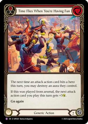 Image of Time Flies When You're Having Fun [SUP220] (Super Slam)  Rainbow Foil