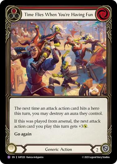 Image of Time Flies When You're Having Fun [SUP220] (Super Slam)  Rainbow Foil