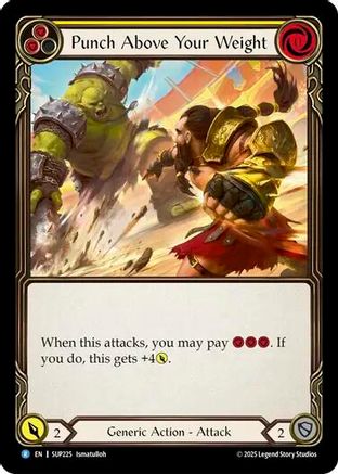 Image of Punch Above Your Weight (Yellow) [SUP225] (Super Slam)