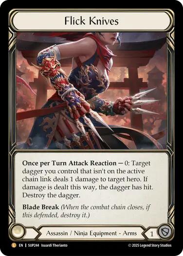 Image of Flick Knives [SUP244] (Super Slam)  Rainbow Foil