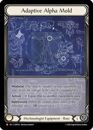 Image of Adaptive Alpha Mold (Extended Art Cold Foil) [SUP253] (Super Slam)  Cold Foil