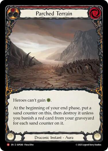 Image of Parched Terrain [SUP260] (Super Slam)  Rainbow Foil
