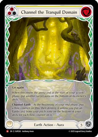 Image of Channel the Tranquil Domain (Extended Art Cold Foil) [SUP263] (Super Slam)  Cold Foil
