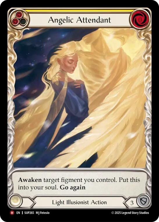Image of Angelic Attendant (Extended Art Cold Foil) [SUP265] (Super Slam)  Cold Foil