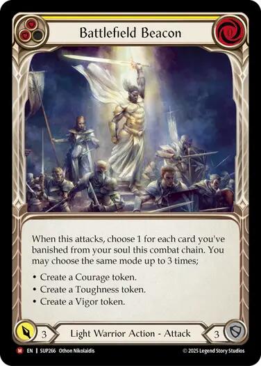 Image of Battlefield Beacon [SUP266] (Super Slam)  Rainbow Foil