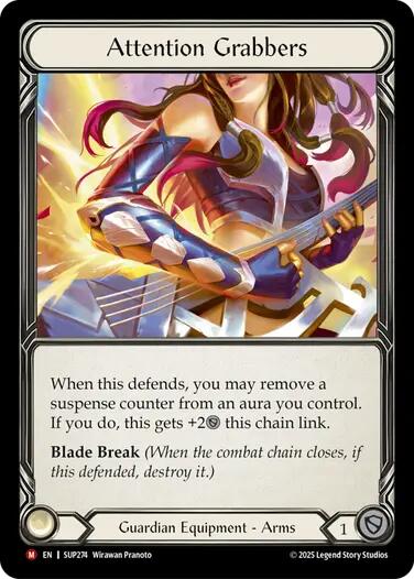 Image of Attention Grabbers (Cold Foil) [SUP273] (Super Slam)  Cold Foil