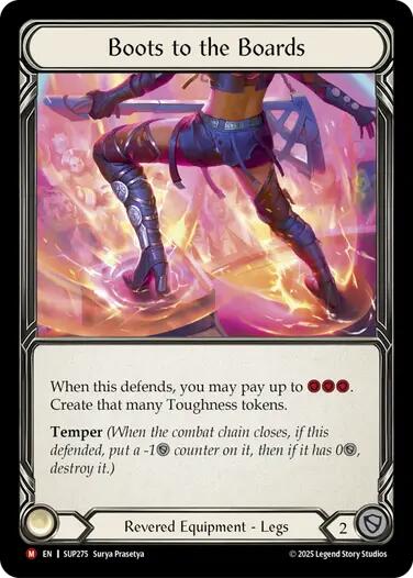 Image of Boots to the Boards (Cold Foil) [SUP274] (Super Slam)  Cold Foil