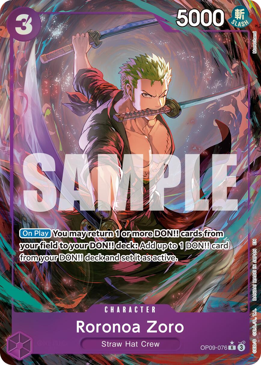 Image of Roronoa Zoro (OP09-076) (Alternate Art) [Premium Booster -The Best- Vol. 2]