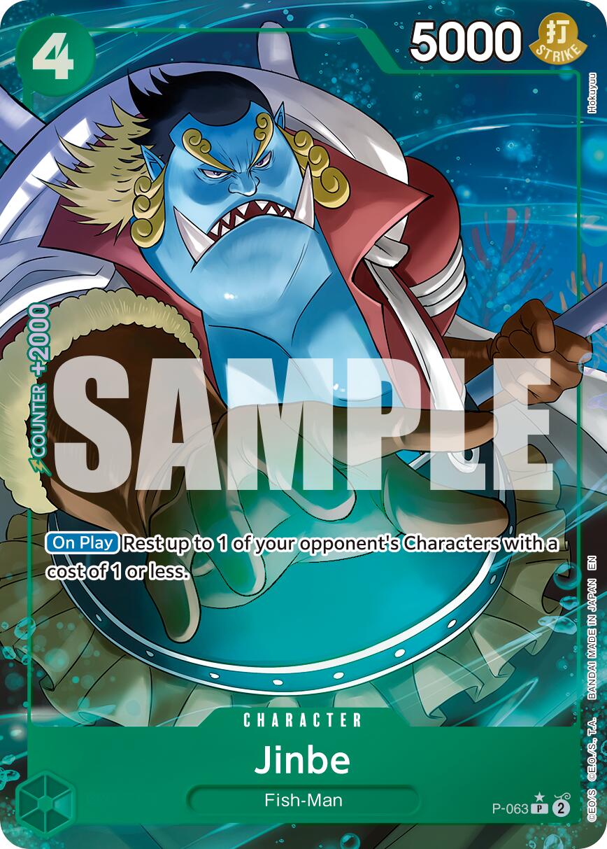 Image of Jinbe (P-063) (Alternate Art) [Premium Booster -The Best- Vol. 2]