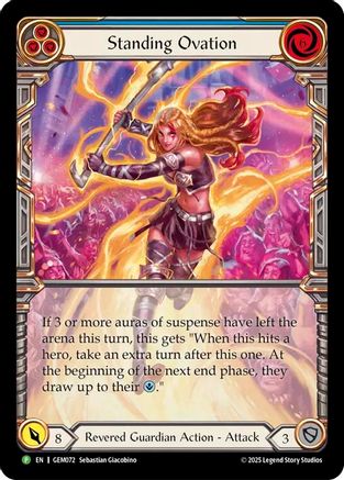 Image of Standing Ovation (GEM072) - GEM Pack 3 Rainbow Foil